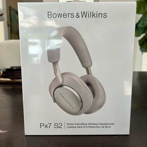Bowers & Wilkins PX7 S2 Wireless Over-Ear Headphones — Light Beige